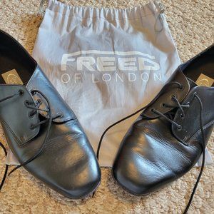 Men's Salsa Latin Tango Modern Ballroom Dance Shoes Black Leather Sz 44